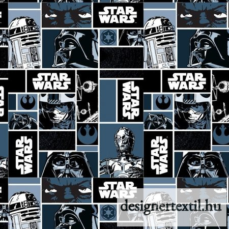 Star Wars Classic Painted Characters patchwork cotton by Camelot Fabric